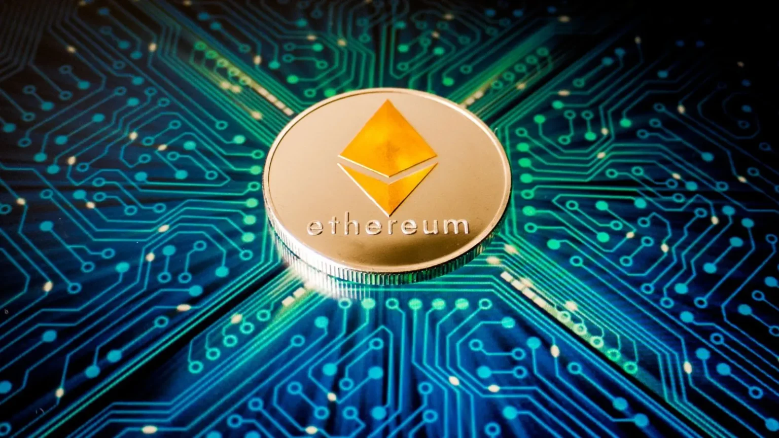 ethereum eth coin on circuit board gID 7.webp
