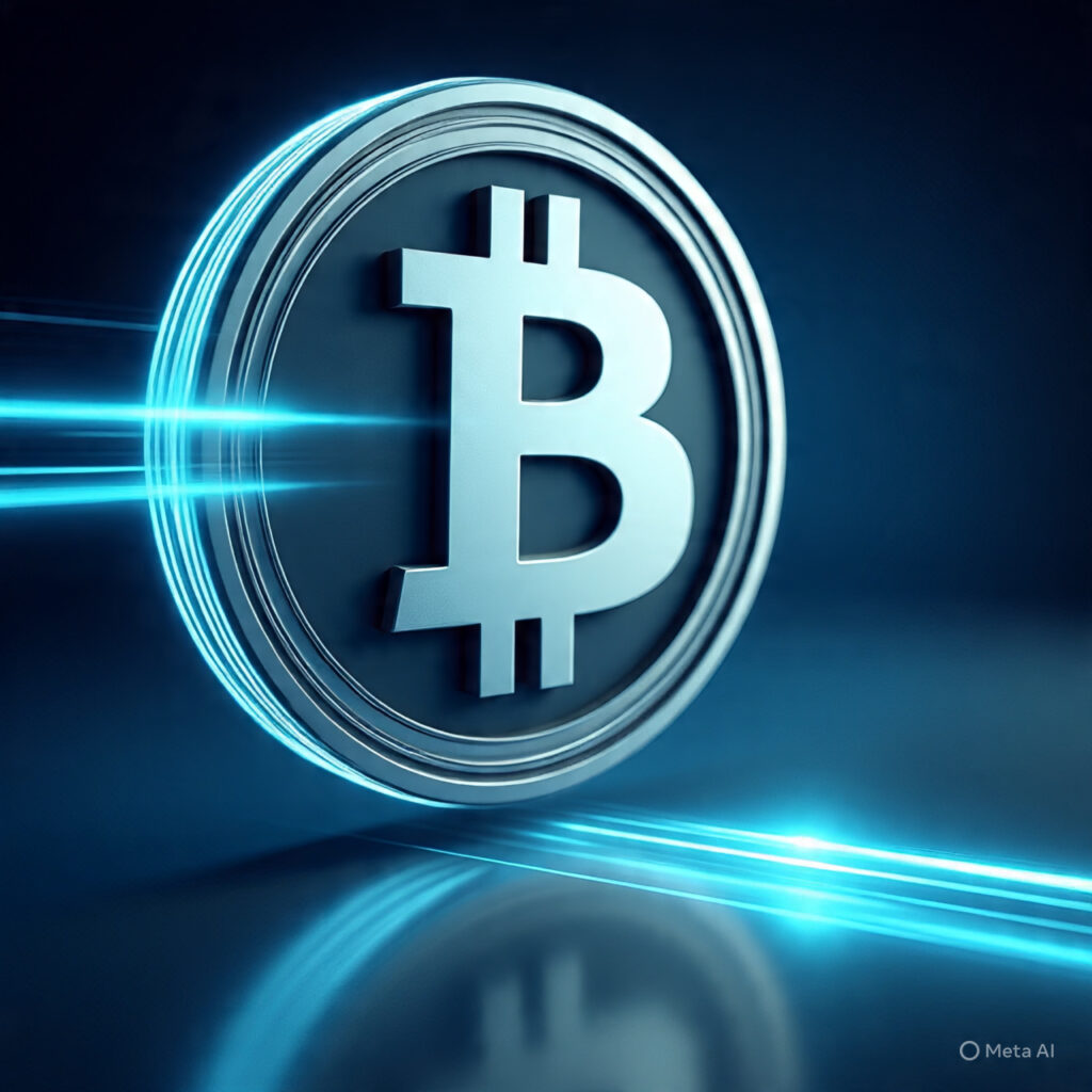 Bitcoin’s 2021 Playbook Shows The Final Price Target For This Bull Cycle generate image of bitcoin moving fast