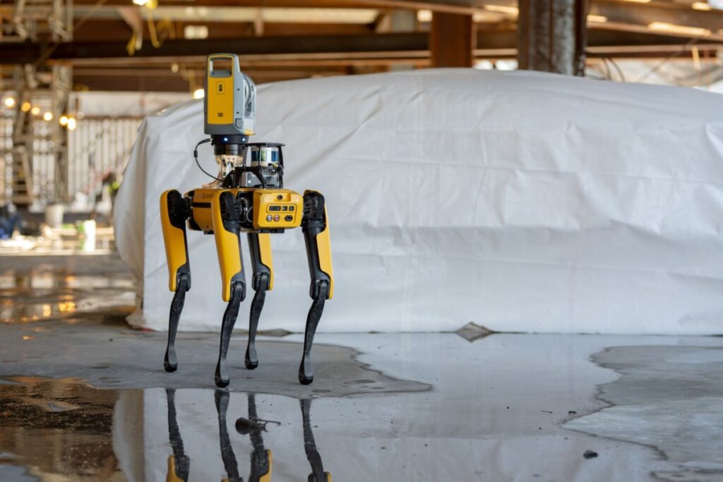 boston dynamics spot equipped with velodyne lidar