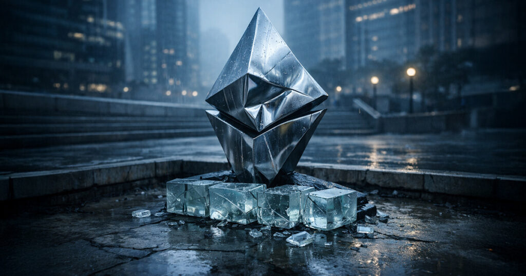 damaged ethereum monument