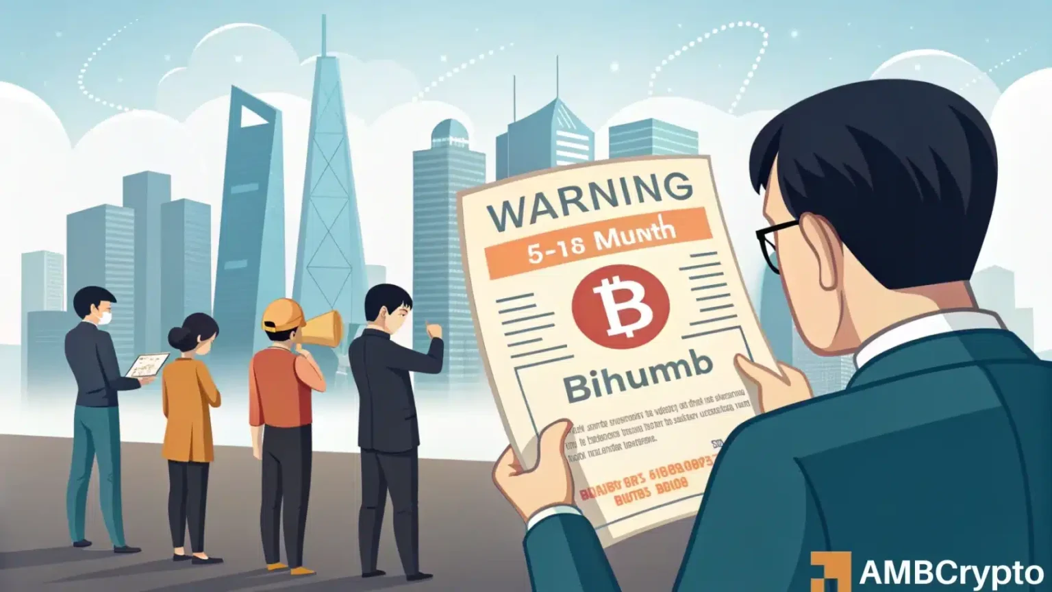 Bithumb received notice of partial suspension of operations.webp