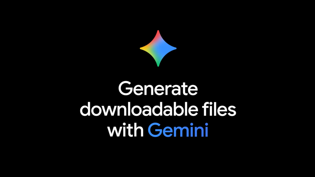 You can now easily generate files in Gemini.max 1440x810