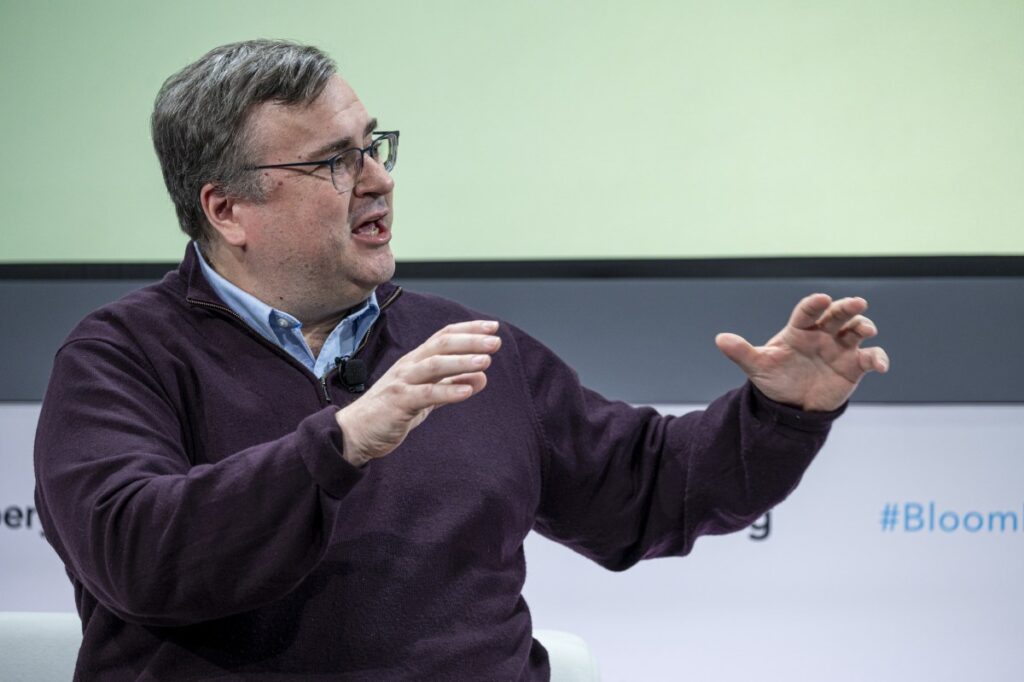 Reid Hoffman is leaving Microsoft’s board to go ‘founder mode’ with startup Manus GettyImages 1258942056