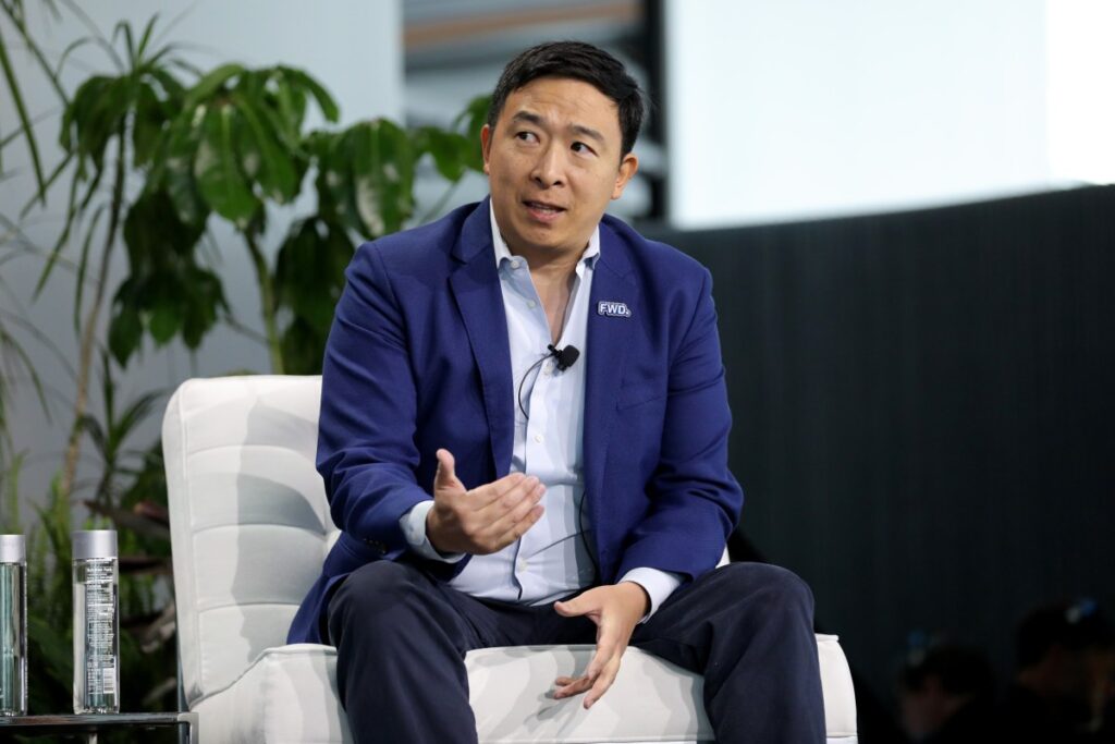 Andrew Yang thinks the next big startup opportunity is lowering the cost of living GettyImages 1487822193