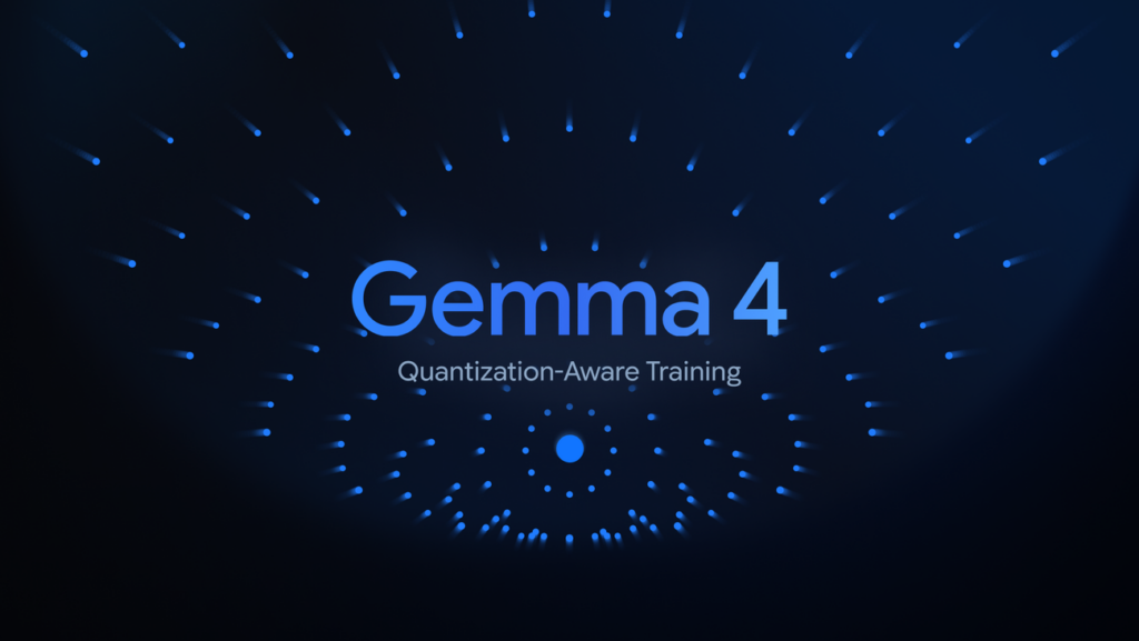 Gemma 4 with quantization-aware training Hero Visual Blog.width 1300