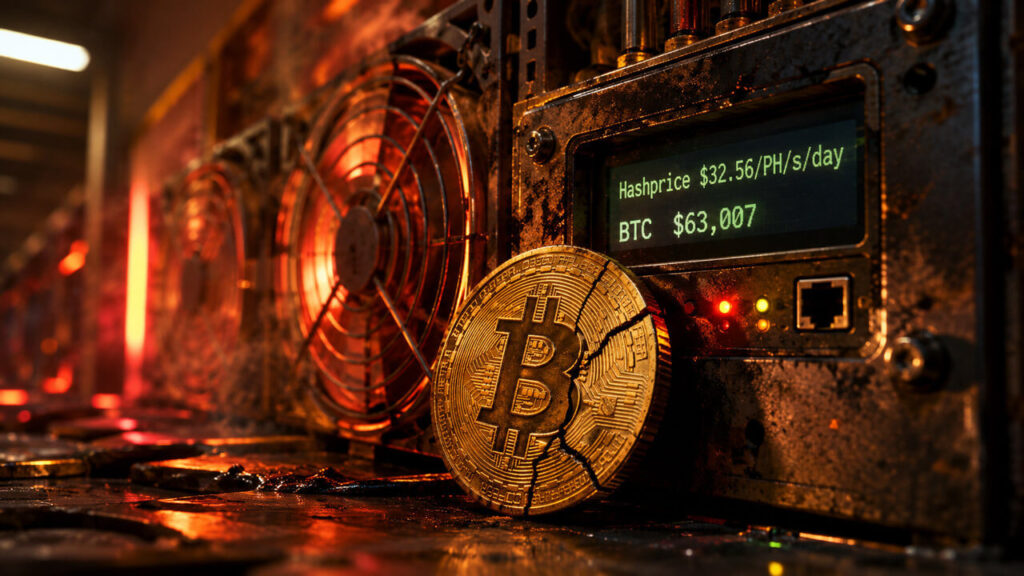 bitcoin hashprice weak mining profitability
