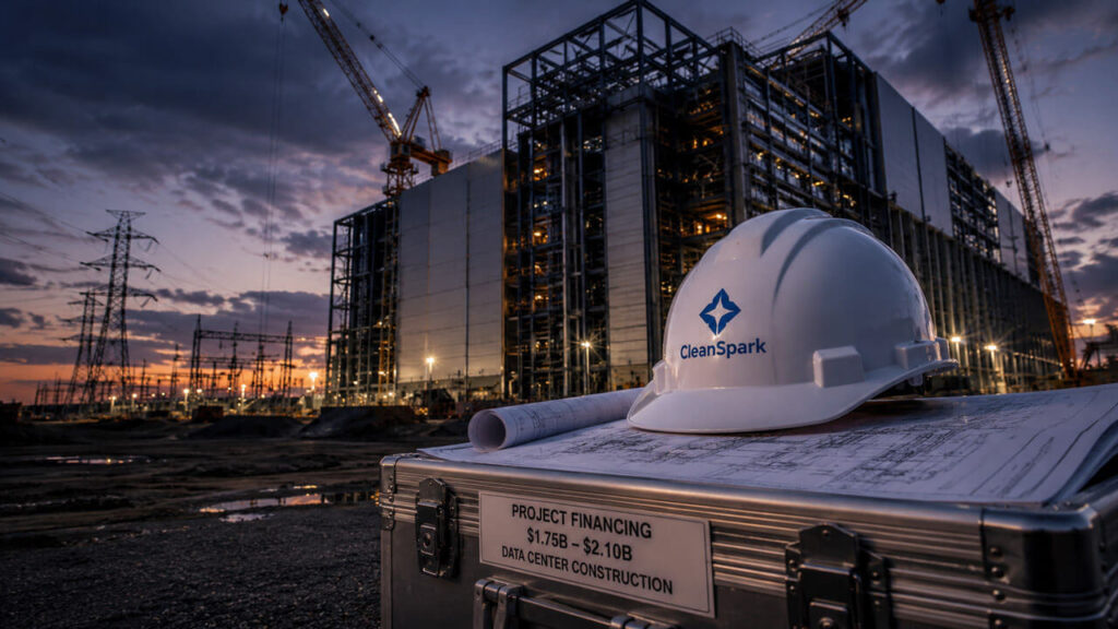 cleanspark ai data center project financing