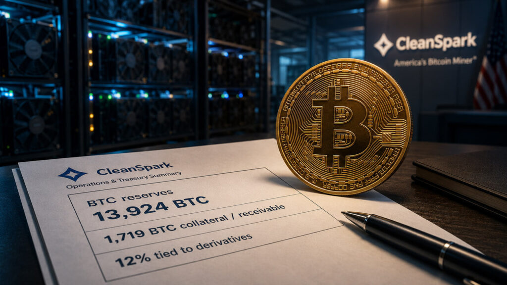 cleanspark bitcoin reserves collateral derivatives