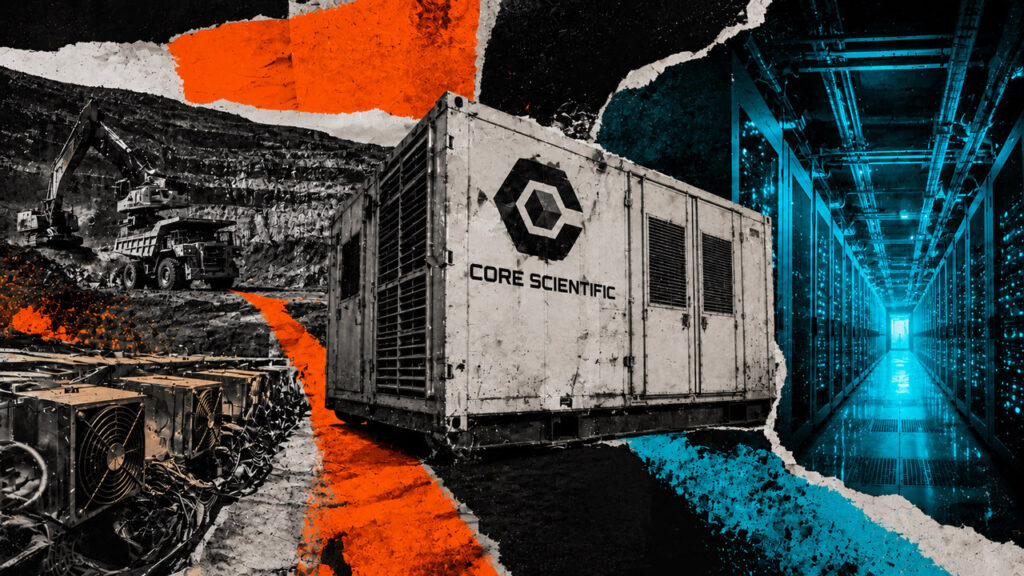 core scientific data center conversion container