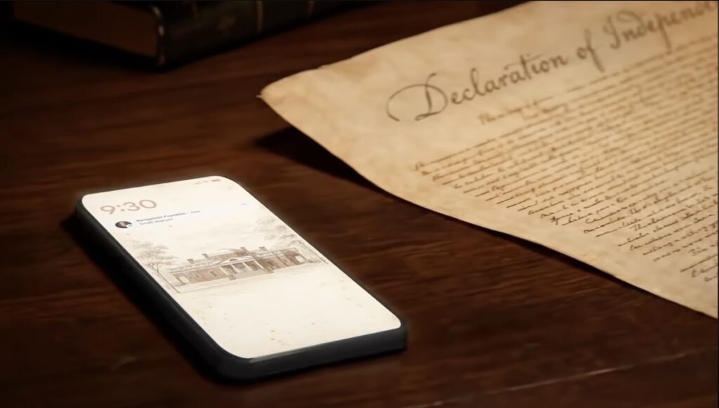 google declaration of independence