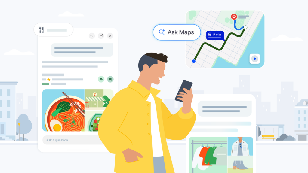 Google Maps’ Ask Maps gets more helpful with food ordering Ask Maps hero.width 1300