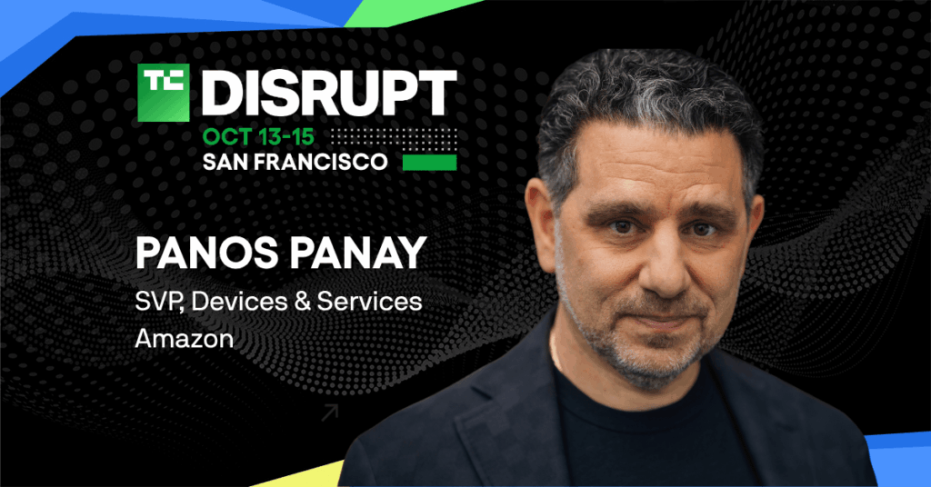 What comes after the smartphone? Amazon’s Panos Panay will make his case at TechCrunch Disrupt 2026 Panos Panay Disrupt Stage 2026