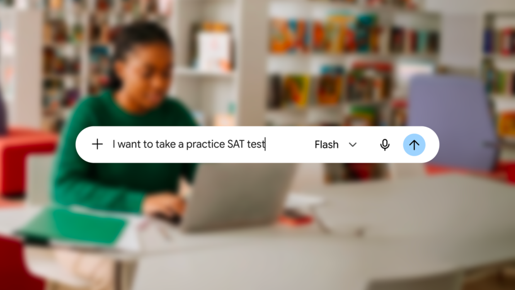 How to take full-length practice SAT tests in the Gemini app SAT tests in Gemini social.max 1440x810