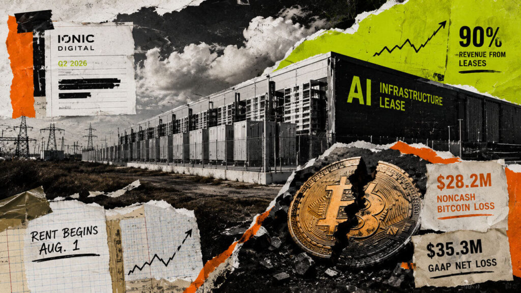 Bitcoin miner Ionic gets 90% of revenue from AI lease as BTC drives $35M loss ionic lease revenue shift