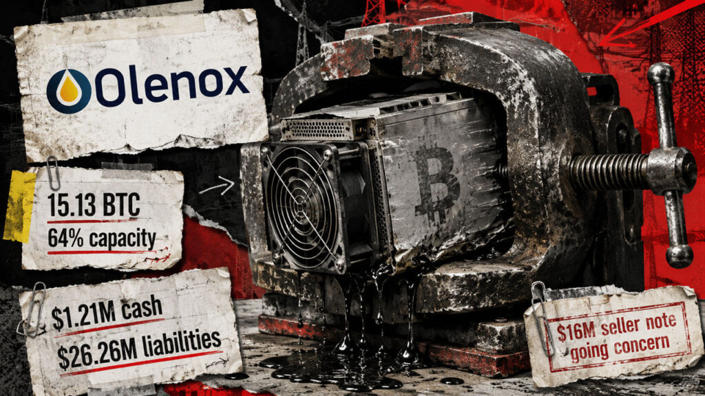 olenox miner debt squeeze