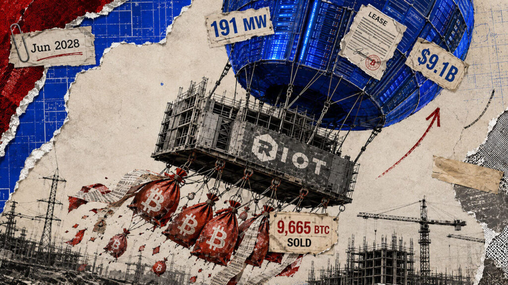 riot ai bitcoin balloon
