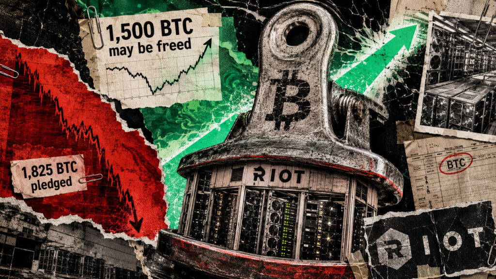 riot bitcoin collateral release