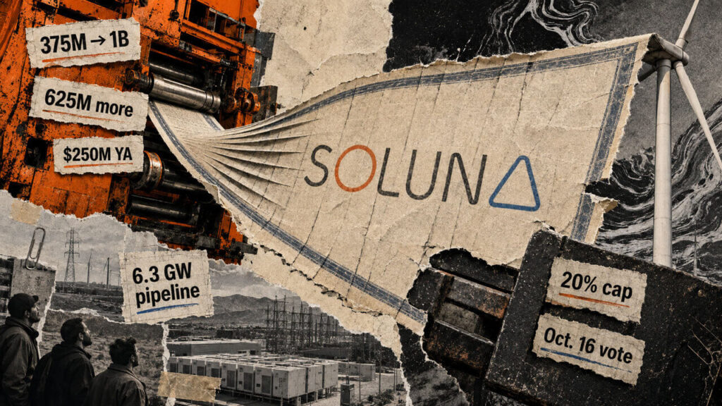 soluna share dilution vote