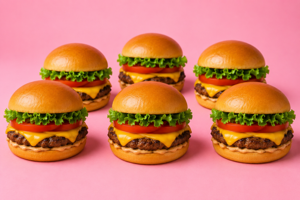 Cheeseburger stack