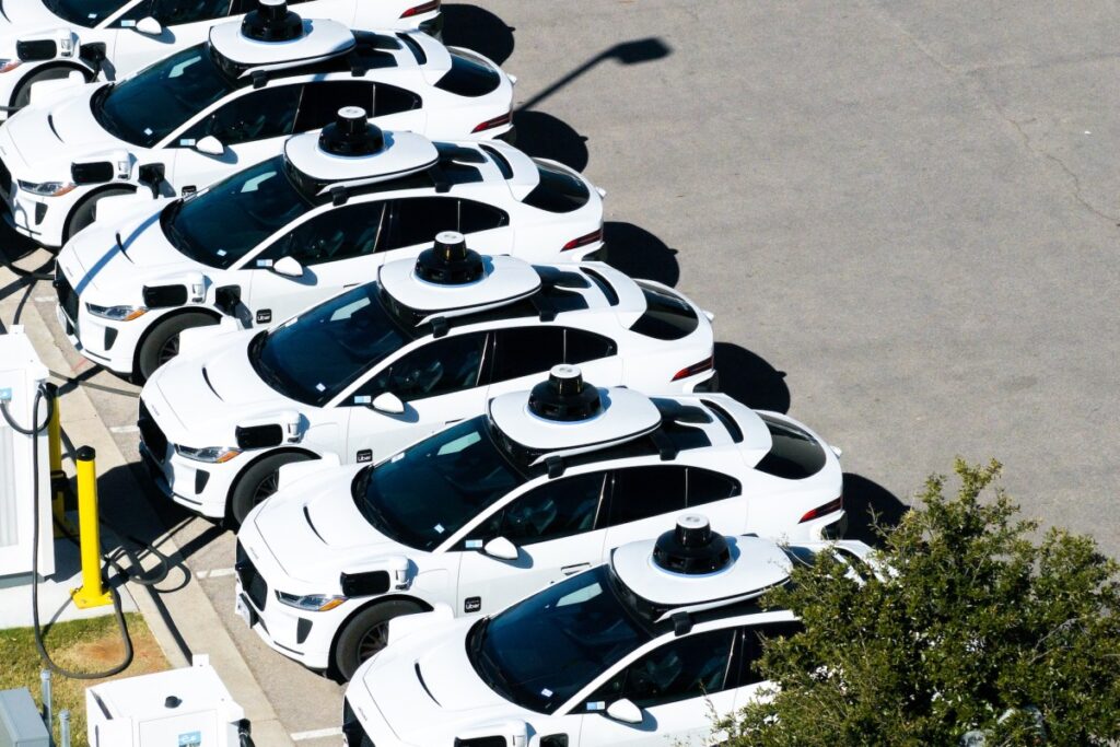 Waymo parking charging getty