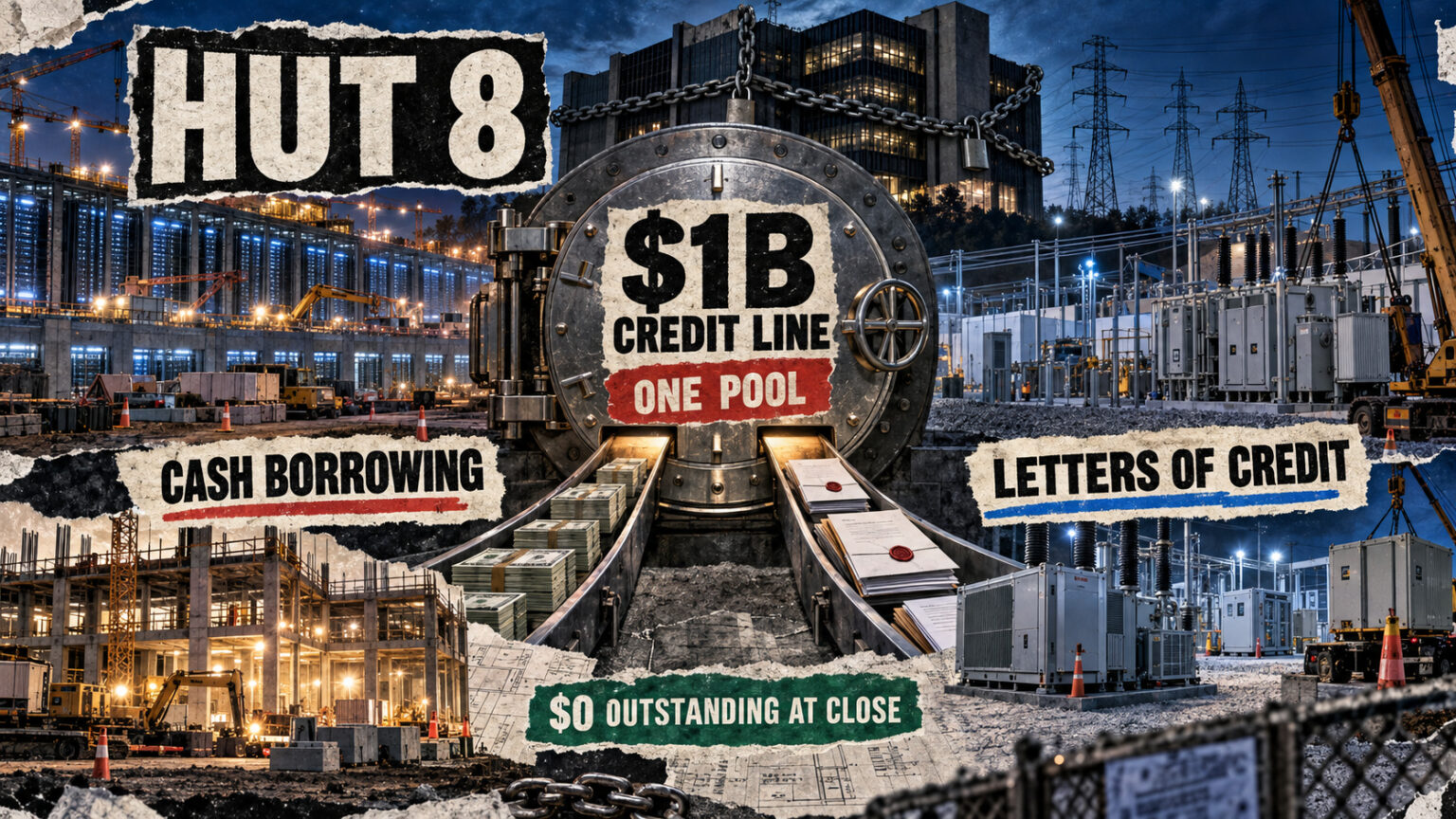 hut 8 one billion credit line standard