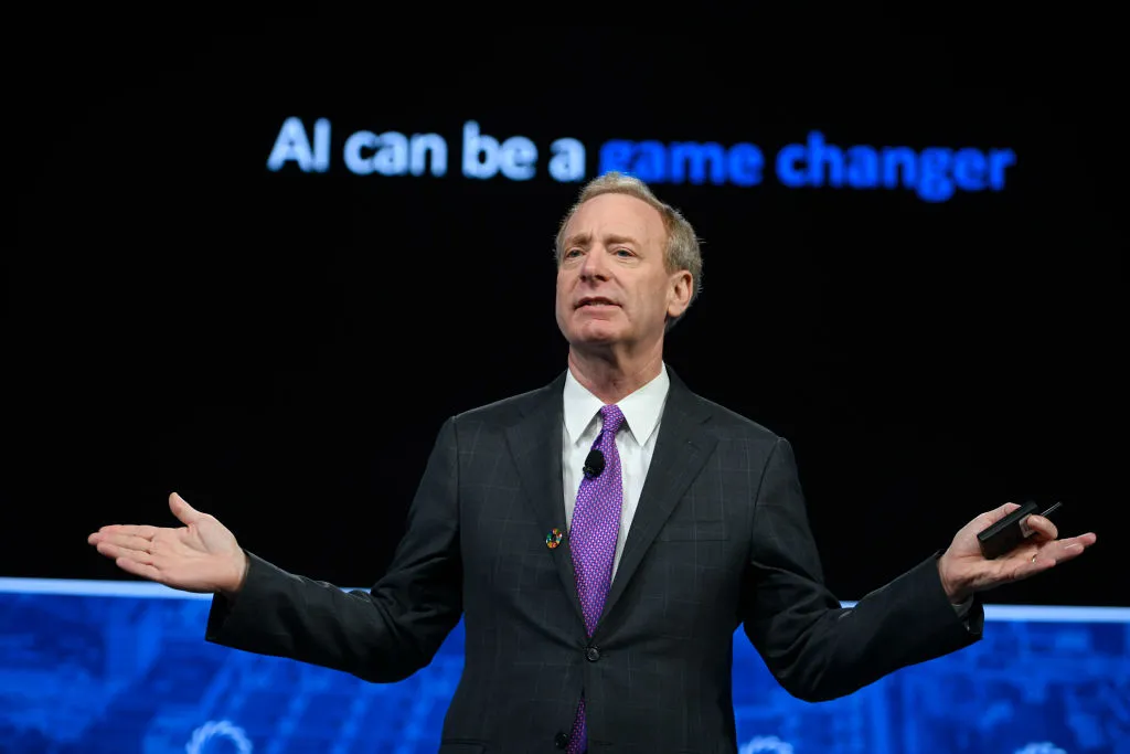 Microsoft president says UK is best placed to drive AI regulation GettyImages 1039496404