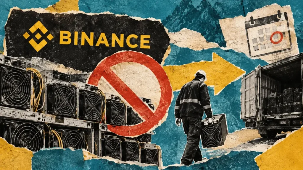 binance miners forced migration
